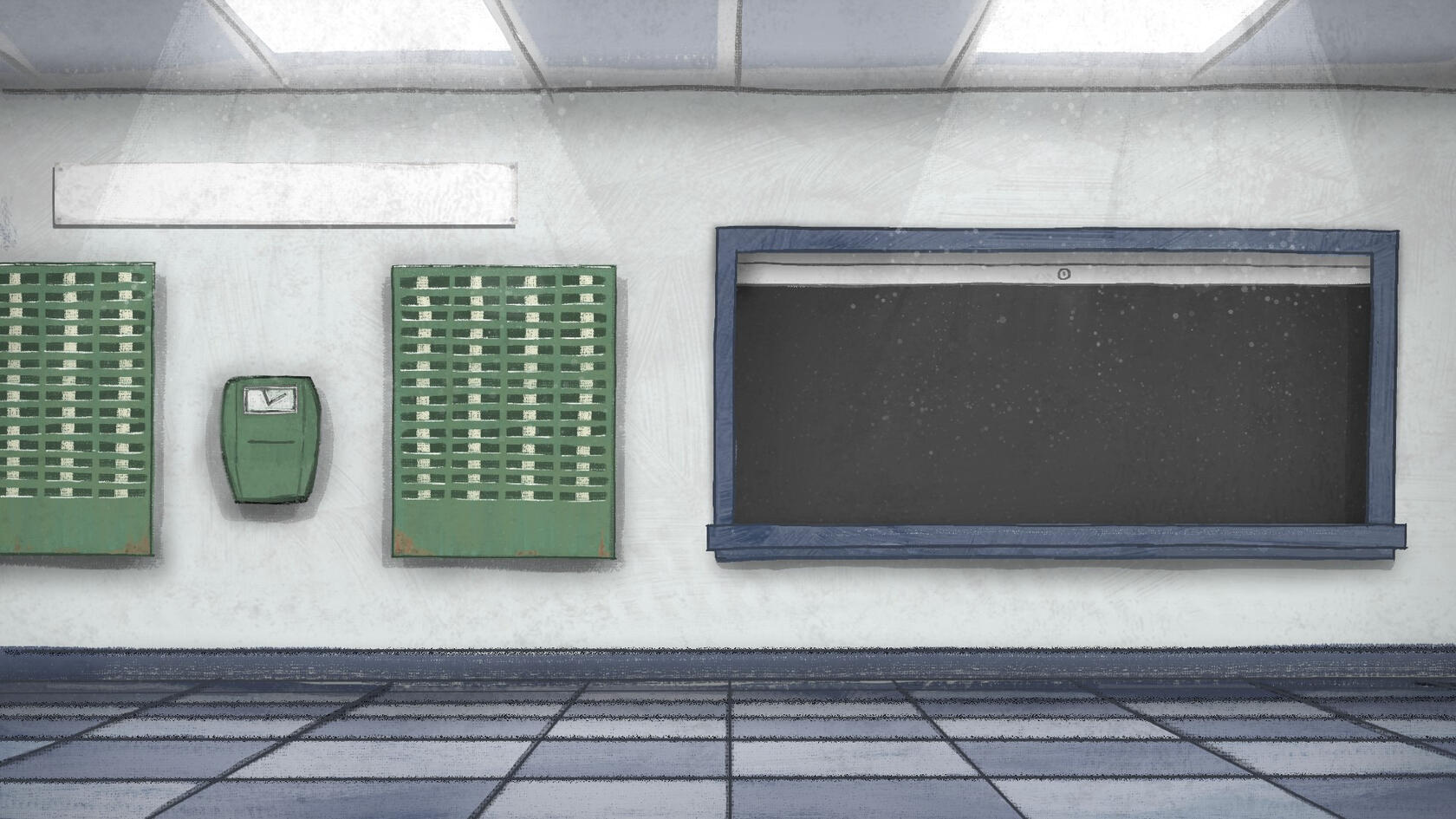 Clock Room Background - "Space Cats"