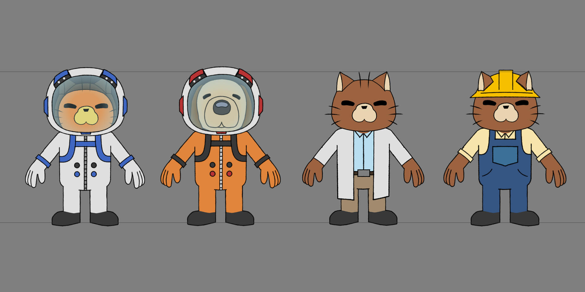 Cat Character Designs